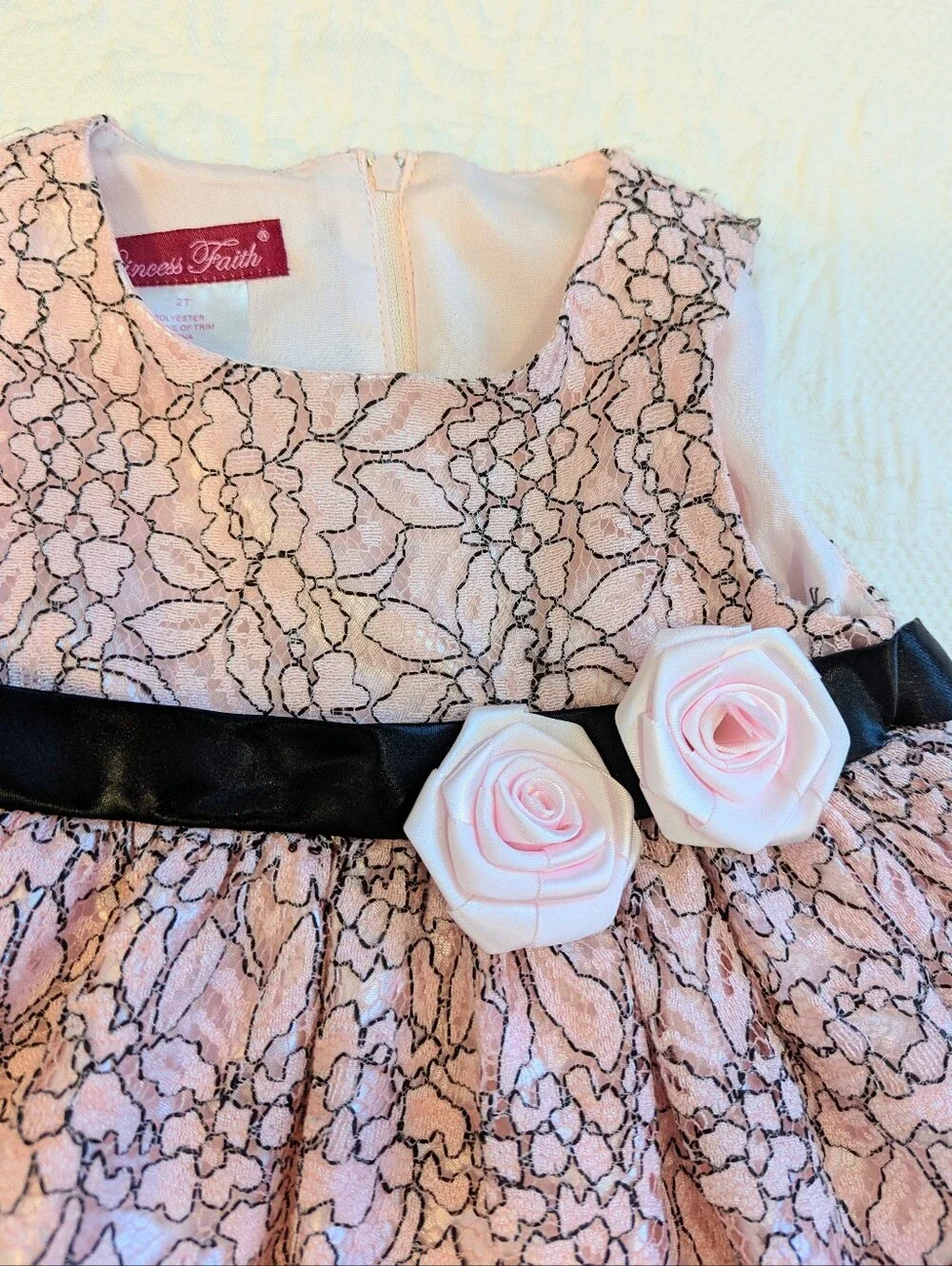 Sz 2 Holiday Bundle: Mud Pie & Princess Faith Dresses + America Princess Sweater